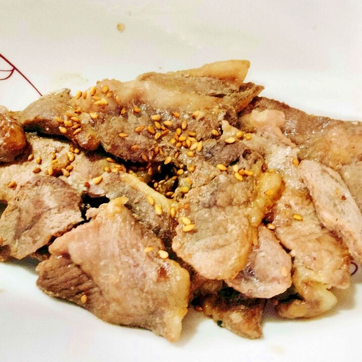 猪肉のニンニク醤油焼き